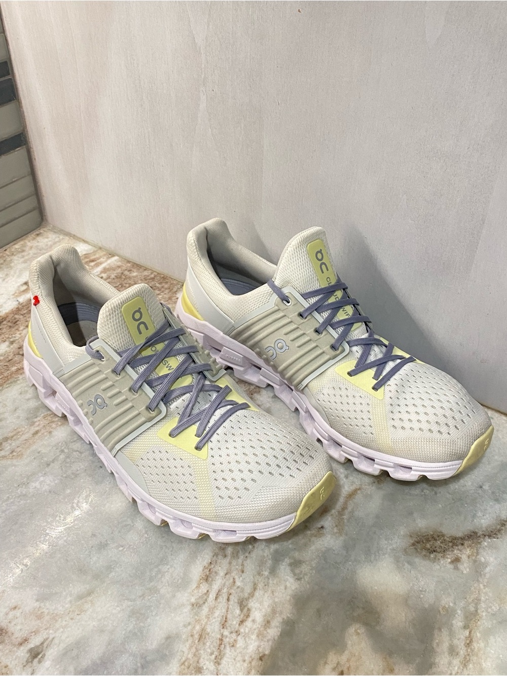 On Cloudswift 2.0 White Limelight Running Shoes 11